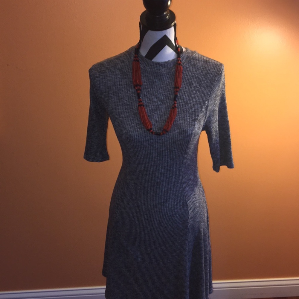 Flattering Grey Dress
